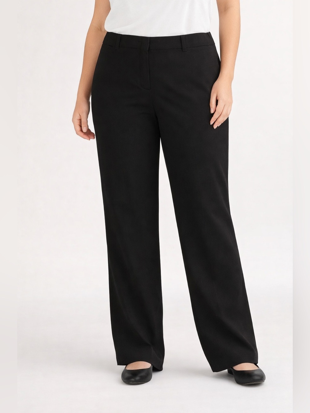 George Womens Classic Career Black Pants (12P) - Picture 1 of 7